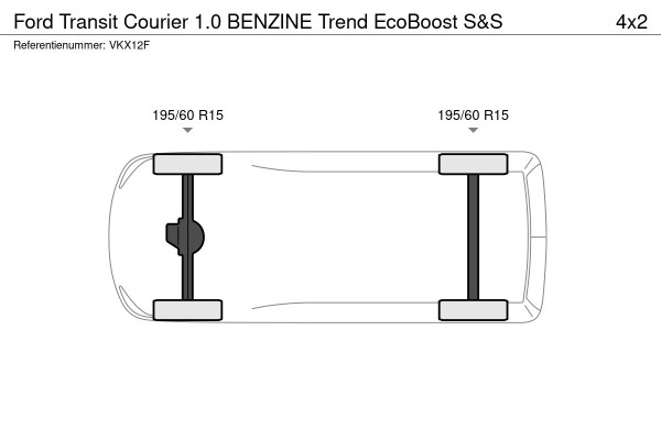 Ford Transit Courier 1.0 BENZINE Trend EcoBoost S&S