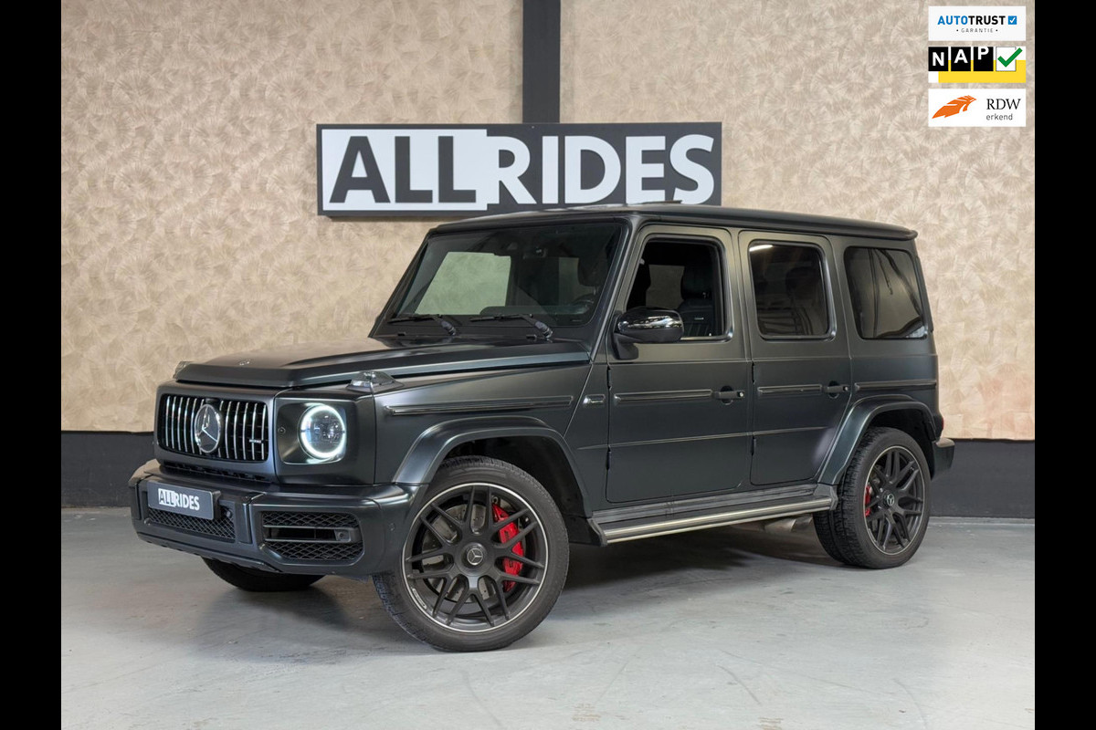 Mercedes-Benz G-Klasse 63 AMG | Magno Black | 360 camera | stoel-massage/ventilatie | Burmester | Alcantara