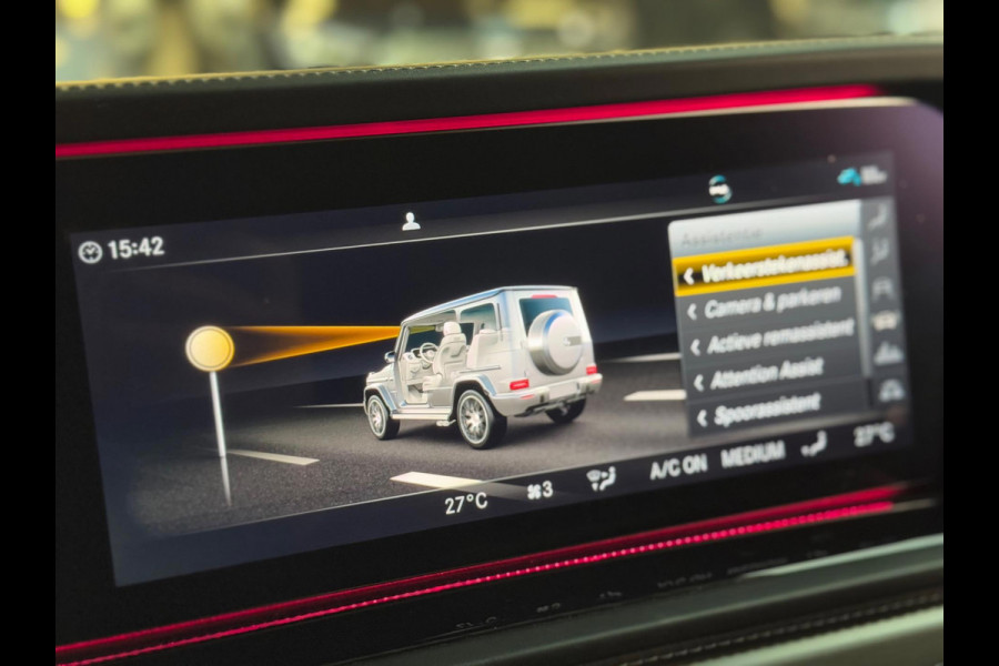 Mercedes-Benz G-Klasse 63 AMG | Magno Black | 360 camera | stoel-massage/ventilatie | Burmester | Alcantara