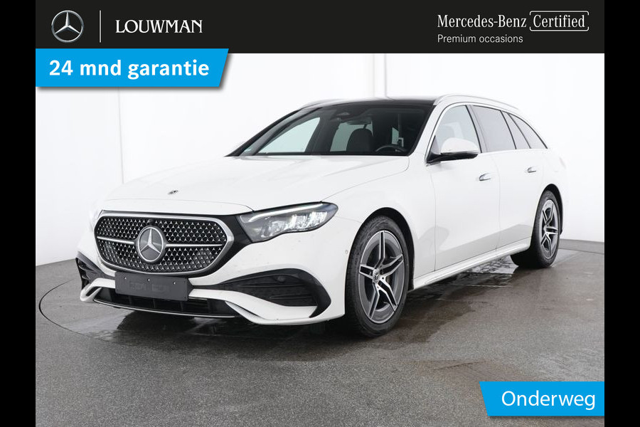 Mercedes-Benz E-Klasse Estate 300 e AMG Plug-In Hybride AMG Line | Panorama Schuif-Kanteldak | Trekhaak | Burmester® 4D-Surround-Soundsystem | Distronic. Inclusief 24 maanden MB Certified garantie voor Europa.