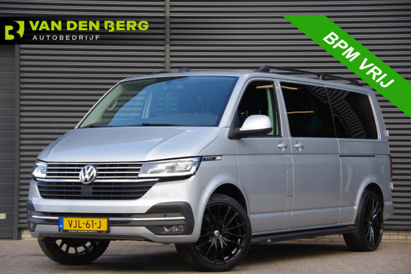 Volkswagen Transporter 2.0 TDI L2H1 DC-5P, BULLI 150PK AUT. 2X SCHUIFDEUR, TREKHAAK, ADAPT. CRUISE, VIRTUAL, CAMERA, NAVI, AIRCO, DUBBELE CABINE