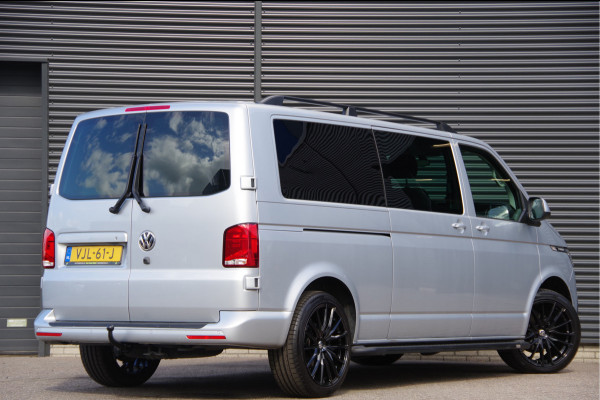 Volkswagen Transporter 2.0 TDI L2H1 DC-5P, BULLI 150PK AUT. 2X SCHUIFDEUR, TREKHAAK, ADAPT. CRUISE, VIRTUAL, CAMERA, NAVI, AIRCO, DUBBELE CABINE