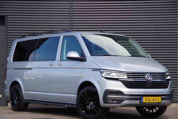 Volkswagen Transporter 2.0 TDI L2H1 DC-5P, BULLI 150PK AUT. 2X SCHUIFDEUR, TREKHAAK, ADAPT. CRUISE, VIRTUAL, CAMERA, NAVI, AIRCO, DUBBELE CABINE