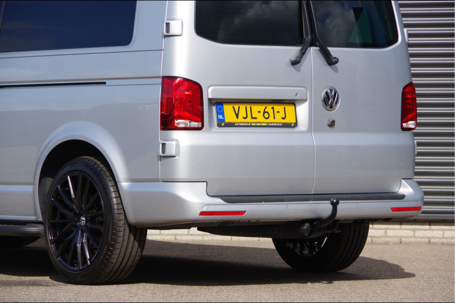 Volkswagen Transporter 2.0 TDI L2H1 DC-5P, BULLI 150PK AUT. 2X SCHUIFDEUR, TREKHAAK, ADAPT. CRUISE, VIRTUAL, CAMERA, NAVI, AIRCO, DUBBELE CABINE