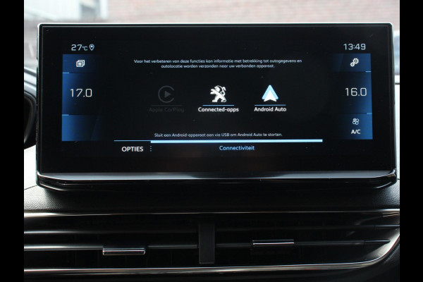 Peugeot 3008 1.2 PureTech Allure Climate control Adaptive cruise control Achteruitrijd camera Parkeersensoren Verwarmde voorstoelen LED Navigatie Apple Carplay/ Android Auto