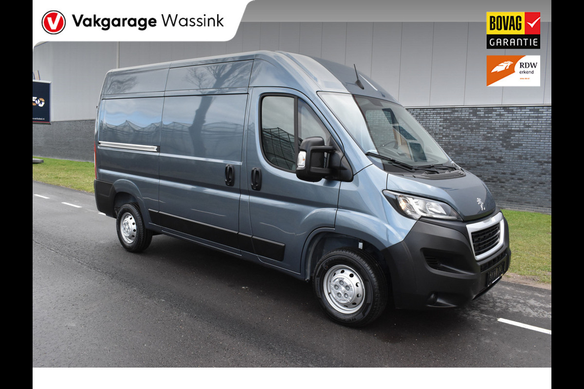 Peugeot Boxer 2.2 BlueHDi 140 L2H2 3.3t L2 H2 BPM vrij |Clima navi/carplay Cruise 3-zits Euro 6 Ook LEASE mogelijkheden