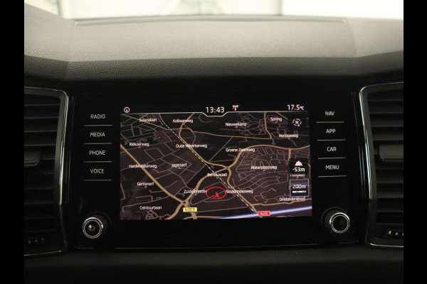 Škoda Kodiaq 1.4 TSI Style | Trekhaak | Achterbankverwarming | Navigatie | Parkeerhulp | Carplay | DAB | Stoelverwarming | Keyless | Full LED | Memory