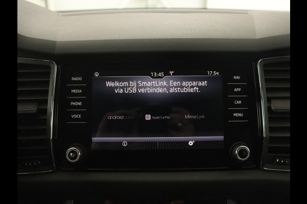 Škoda Kodiaq 1.4 TSI Style | Trekhaak | Achterbankverwarming | Navigatie | Parkeerhulp | Carplay | DAB | Stoelverwarming | Keyless | Full LED | Memory