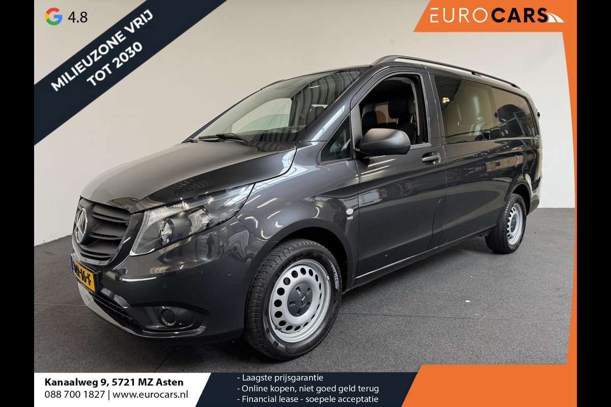 Mercedes-Benz Vito 114 CDI Lang Dubbele Cabine Automaat Airco Navigatie -App connect Bluetooth Parkeersensoren 6-zits