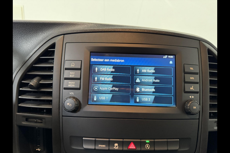 Mercedes-Benz Vito 114 CDI Lang Dubbele Cabine Automaat Airco Navigatie -App connect Bluetooth Parkeersensoren 6-zits