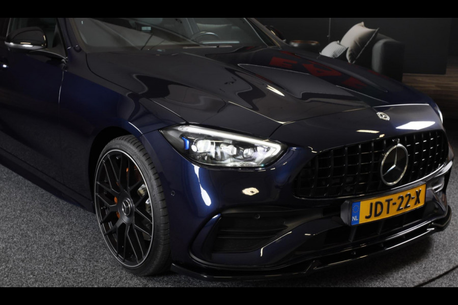 Mercedes-Benz C-Klasse 300 e AMG 63 Look / Massage / Head Up / 360 Camera / Acc / Elek Stoelen / Leder / Open Pano / 20 Inc