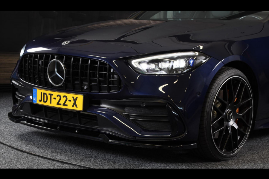 Mercedes-Benz C-Klasse 300 e AMG 63 Look / Massage / Head Up / 360 Camera / Acc / Elek Stoelen / Leder / Open Pano / 20 Inc