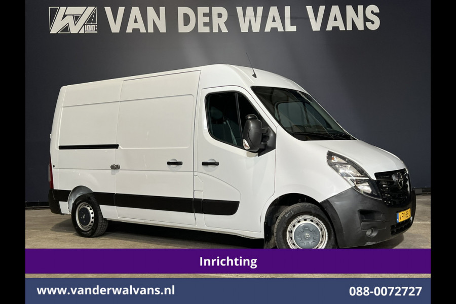 Opel Movano 2.3 Turbo 150pk L2H2 Inrichting Euro6 Airco | Omvormer | Camera | Navigatie | 2500kg Trekhaak Cruisecontrol, Parkeersensoren, Bijrijdersbank