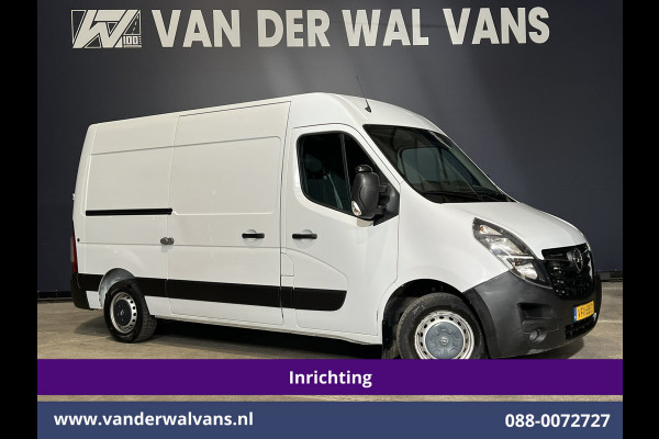 Opel Movano 2.3 Turbo 150pk L2H2 Inrichting Euro6 Airco | Omvormer | Camera | Navigatie | 2500kg Trekhaak Cruisecontrol, Parkeersensoren, Bijrijdersbank