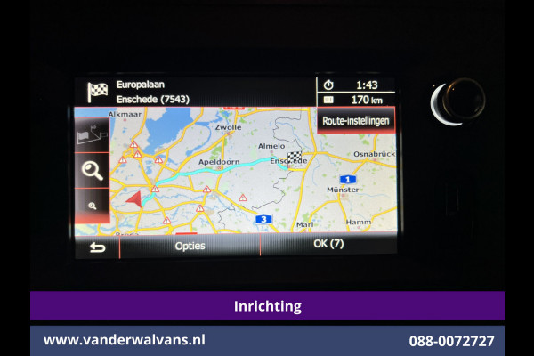 Opel Movano 2.3 Turbo 150pk L2H2 Inrichting Euro6 Airco | Omvormer | Camera | Navigatie | 2500kg Trekhaak Cruisecontrol, Parkeersensoren, Bijrijdersbank