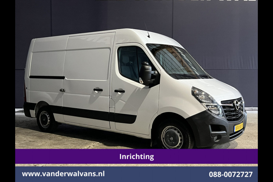 Opel Movano 2.3 Turbo 150pk L2H2 Inrichting Euro6 Airco | Omvormer | Camera | Navigatie | 2500kg Trekhaak Cruisecontrol, Parkeersensoren, Bijrijdersbank