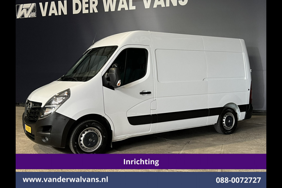 Opel Movano 2.3 Turbo 150pk L2H2 Inrichting Euro6 Airco | Omvormer | Camera | Navigatie | 2500kg Trekhaak Cruisecontrol, Parkeersensoren, Bijrijdersbank