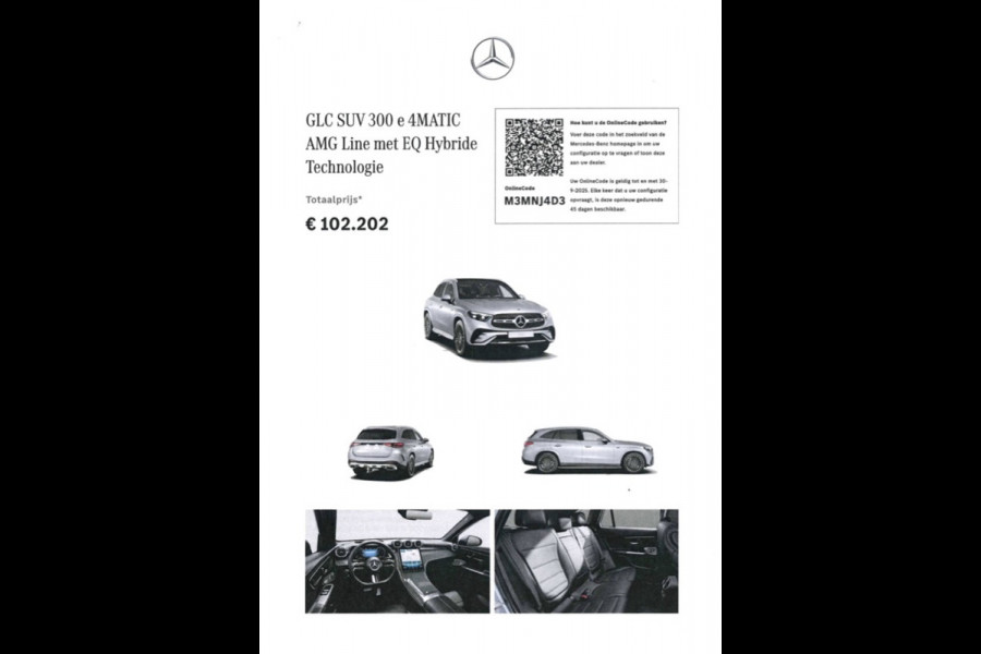 Mercedes-Benz GLC GLC 300e 4MATIC AMG Line | Trekhaak | Burmester | Stoelvent. Mercedes-Benz GLC GLC 300e 4MATIC AMG Line | Trekhaak | Burmester | Stoelvent.
