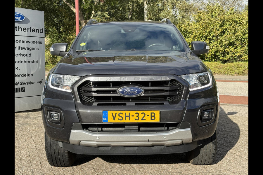 Ford Ranger 2.0 EcoBlue Wildtrak Supercab | SCI | 214pk Automaat | 3.500kg Trekgewicht | Dichte Opbouw | Lederen Bekleding | Adaptieve Cruise | Dealer onderhouden
