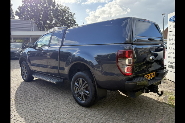 Ford Ranger 2.0 EcoBlue Wildtrak Supercab | SCI | 214pk Automaat | 3.500kg Trekgewicht | Dichte Opbouw | Lederen Bekleding | Adaptieve Cruise | Dealer onderhouden