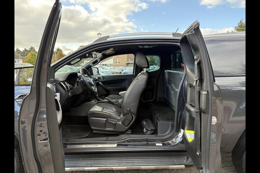 Ford Ranger 2.0 EcoBlue Wildtrak Supercab | SCI | 214pk Automaat | 3.500kg Trekgewicht | Dichte Opbouw | Lederen Bekleding | Adaptieve Cruise | Dealer onderhouden
