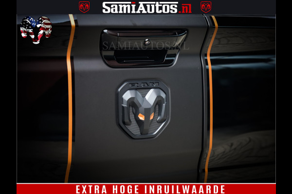 Dodge Ram 1500 Limited Night H.O 540HP 706Nm | Massage + Full Option | De Meest Luxe en Volle Pick-Up in zijn Klasse | Comfortabele Dubbele Cabine met Royale 5 Zitplaatsen | BPM vrij | Nu Leverbaar uit Voorraad | Voorraad Nr 2338 - 5404