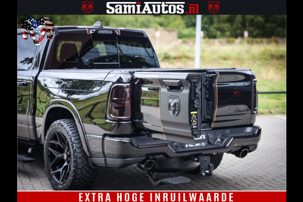 Dodge Ram 1500 Limited Night H.O 540HP 706Nm | Massage + Full Option | De Meest Luxe en Volle Pick-Up in zijn Klasse | Comfortabele Dubbele Cabine met Royale 5 Zitplaatsen | BPM vrij | Nu Leverbaar uit Voorraad | Voorraad Nr 2338 - 5404