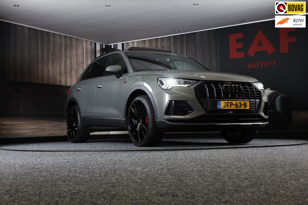 Audi Q3 45 TFSI e S Line Competition / Acc / Lane Assist / Dode Hoek / Open Panoramadak / Led / Virtual Cockpit / Pdc / 21 Inch