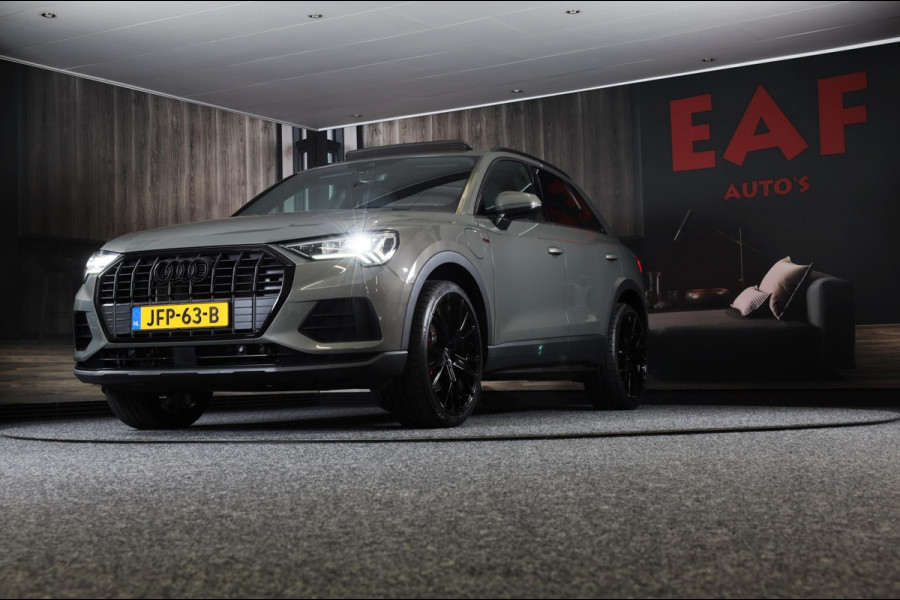 Audi Q3 45 TFSI e S Line Competition / Acc / Lane Assist / Dode Hoek / Open Panoramadak / Led / Virtual Cockpit / Pdc / 21 Inch
