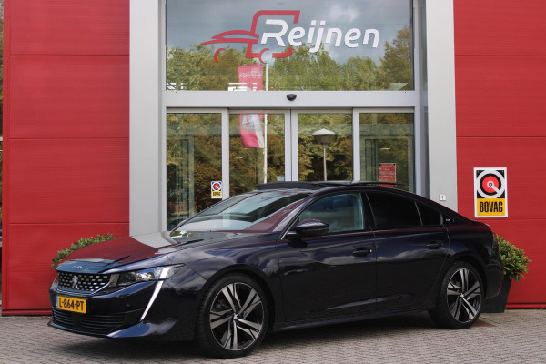 Peugeot 508 1.6 180PK GT AUTOMAAT | PANORAMISCH SCHUIF/ KANTELDAK | FULL LED KOPLAMPEN | 19" AUGUSTA LICHTMETALEN VELGEN | APPLE CARPLAY / ANDROID AUTO | CAMERA VOOR / ACHTER | PARKEERHULP VOOR / ACHTER | DODOHOEK DETECTIE | KEYLESS ENTRY / START | EXTRA GETINTE RUITEN ACHTER | HALF LEDER / ALCANTARA | COMFORT STOELEN | STOELVERWARMING | FOCAL PREMIUM AUDIO | NAVIGATIE | ELEKTRISCH BEDIENBARE ACHTERKLEP | ADAPTIVE CRUISE CONTROL |  8 TRAPS AUTOMAAT MET SCHAKELFLIPPERS | DONKERE HEMELBEKLEDING |