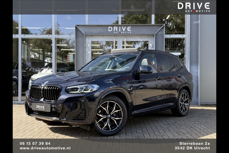 BMW X3 xDrive30e High Ex. M-Sport|SOH95%|Pano|Laser|HUD|360Cam|HiFi|Carbon zwart