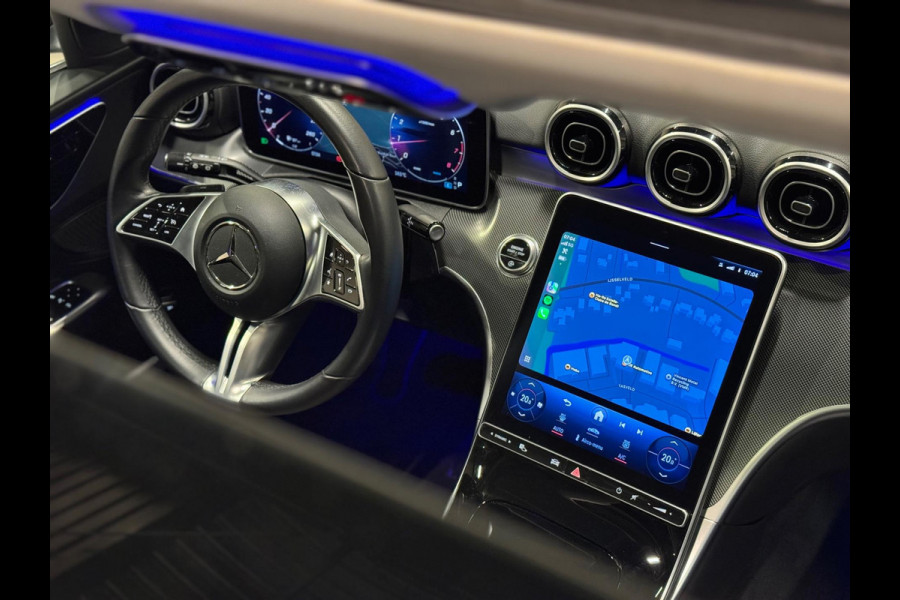 Mercedes-Benz C-Klasse Estate 180 Business Line, Pano, Apple Carplay, Ambiënte Light, Private Glas, Cam, PDC, 18"Velg, Onderhoud