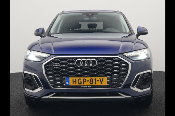 Audi Q5 Sportback 55 TFSI e Quattro S-Line Plug in Hybrid PHEV | Trekhaak af Fabriek | Alcantara Sportstoelen Verwarmd | Adaptive Cruise | Apple Carplay | Virtual | Navigatie | Camera | DAB |