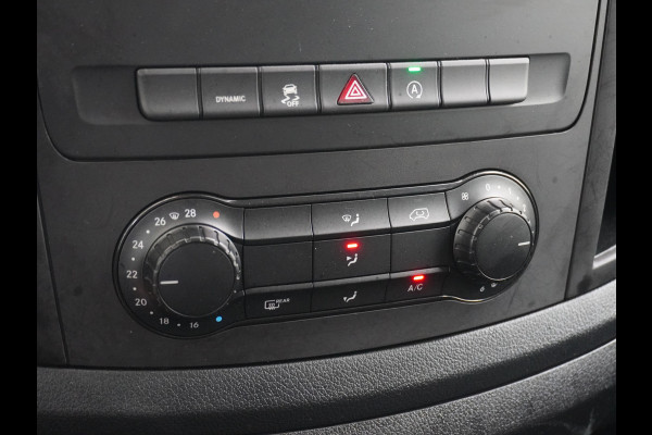 Mercedes-Benz Vito 114 2.2CDI 136PK Automaat DC 6-Persoons Dubbele Cabine Lang Airco Navi Camera Pdc Bluetooth Cruise Control Regen-Lichtsensor Pdc Betonplex Vloer Schuifdeur Imperiaal 1e Eigenaar Euro 6