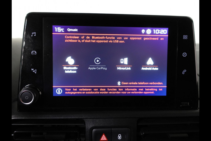 Citroën Berlingo 130PK Automaat L2 Navigatie Apple carplay/ Android Auto Cruise control Trekhaak parkeersensoren 3-Zits Euro6