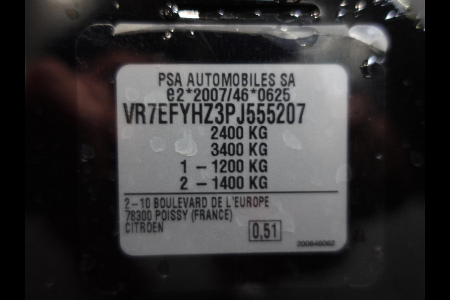 Citroën Berlingo 130PK Automaat L2 Navigatie Apple carplay/ Android Auto Cruise control Trekhaak parkeersensoren 3-Zits Euro6