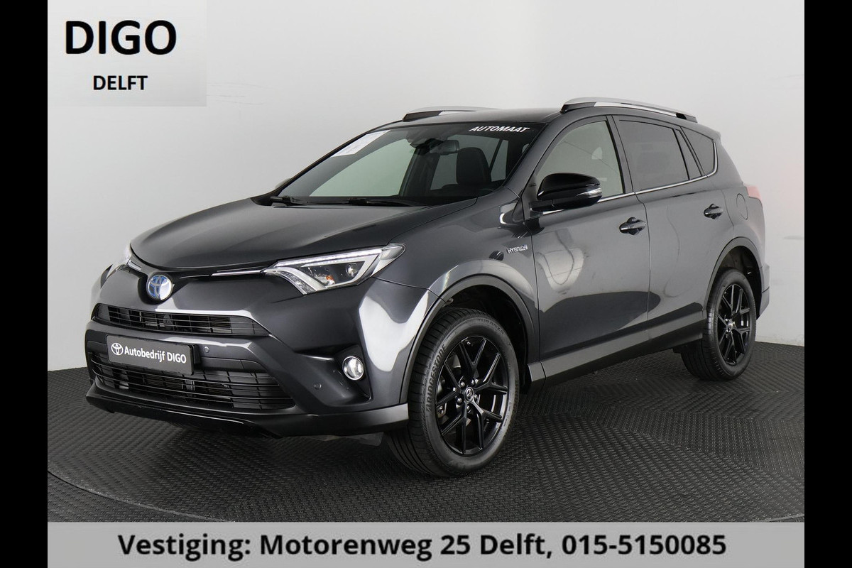 Toyota RAV4 2.5 HYBRID BLACK EDITION AUTOMAAT GARANTIE 6-2028 NAVI.PDC.CAMERA.18 INCH. SLECHTS 99.000 KM.