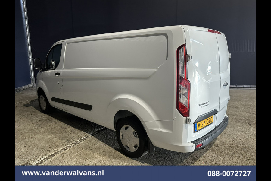 Ford Transit Custom 2.0 TDCI L2H1 Euro6 # Airco | Camera | Apple Carplay | Android Auto | LED | Cruisecontrol Parkeersensoren, verwarmde voorruit, Bijrijdersbank, 2800kg trekvermogen