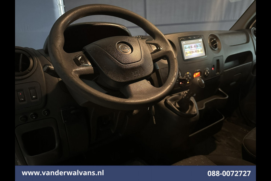 Opel Movano 2.3 CDTI 146pk L2H2 Euro6 Airco | Imperiaal | Trap | Camera | Navigatie | 2500kg Trekhaak Cruisecontrol, Parkeersensoren, Bijrijdersbank