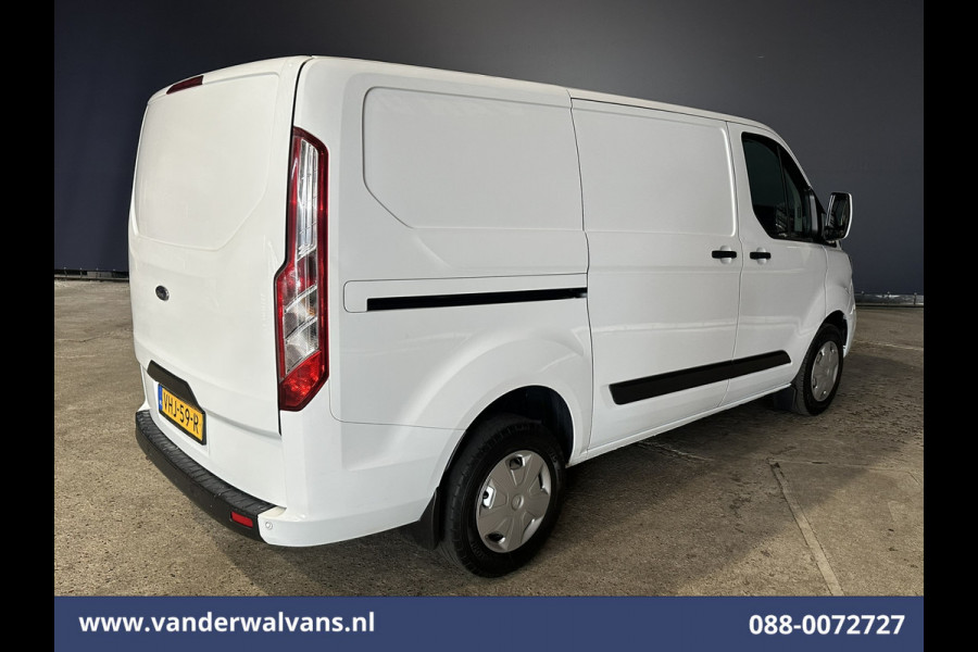Ford Transit Custom 2.0 TDCI L1H1 Euro6 Airco | 2500KG Trekvermogen | Cruisecontrol | Parkeersensoren | Bijrijdersbank LED, achterklep