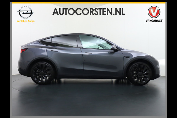 Tesla Model Y Long Range AWD 75kWh  Trekhaak Lmv 20" Wrmtepomp Leder Navi Ecc Premium Audio Stoel+Stuurverwarming Autopilot 3.0 Adaptieve Crui Memory Matrix Led Intel Atom® Processor Homelink 5 Achterbank verwarmd 4WD 1.600KG Trekgewicht
