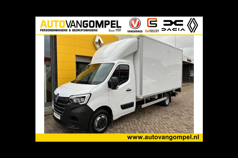 Renault Master Bakwagen met laadklep 2.3dCi 165 pk DL/Dubbellucht/Laadklep 750kg/Navigatie/Cruisecontrol Citybox/Meubelbak/mechanisch geveerde  Hoogte 2.320 inwendig/ Breedte 2.220 uitwendig/ Lengte 4.400 inwendig