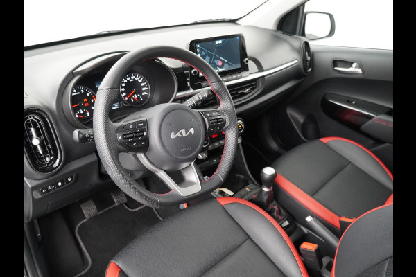 Kia Picanto 1.0 DPi GT-Line Apple Carplay/Auto Android - Cruise control - Climate Control - Navigatie - Achteruitrijcamera - Fabrieksgarantie tot 07-2030