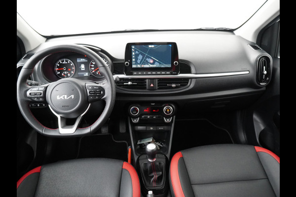 Kia Picanto 1.0 DPi GT-Line Apple Carplay/Auto Android - Cruise control - Climate Control - Navigatie - Achteruitrijcamera - Fabrieksgarantie tot 07-2030