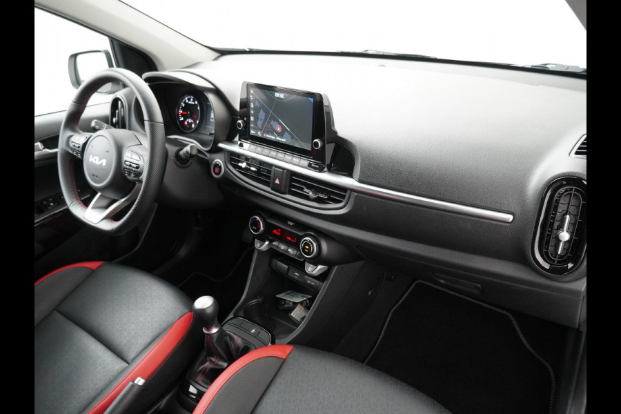Kia Picanto 1.0 DPi GT-Line Apple Carplay/Auto Android - Cruise control - Climate Control - Navigatie - Achteruitrijcamera - Fabrieksgarantie tot 07-2030
