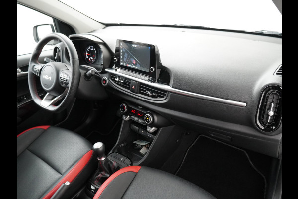 Kia Picanto 1.0 DPi GT-Line Apple Carplay/Auto Android - Cruise control - Climate Control - Navigatie - Achteruitrijcamera - Fabrieksgarantie tot 07-2030