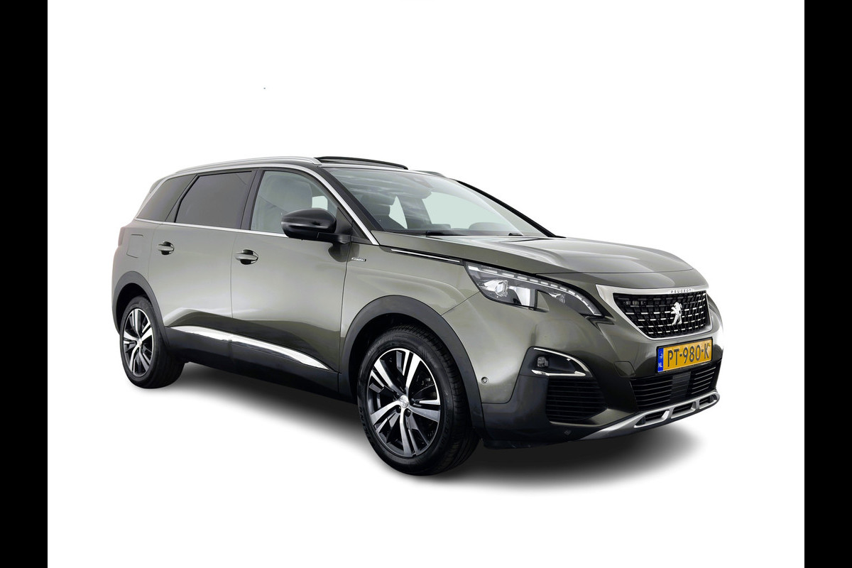 Peugeot 5008 1.6 e-THP GT-Line [ 7-Pers. ] Aut. *PANO | LEATHER-FABRIC | FULL-LED | DIGI-COCKPIT | LANE-ASSIST | BLINDS-SPOT | SPORT-SEATS | CAMERA | NAVI-FULLMAP | SHIFT-PADDLES | PRIVACY-GLASS | TOWBAR | 18''ALU*