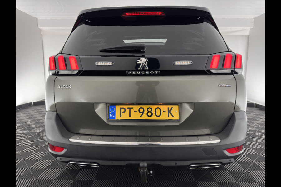 Peugeot 5008 1.6 e-THP GT-Line [ 7-Pers. ] Aut. *PANO | LEATHER-FABRIC | FULL-LED | DIGI-COCKPIT | LANE-ASSIST | BLINDS-SPOT | SPORT-SEATS | CAMERA | NAVI-FULLMAP | SHIFT-PADDLES | PRIVACY-GLASS | TOWBAR | 18''ALU*