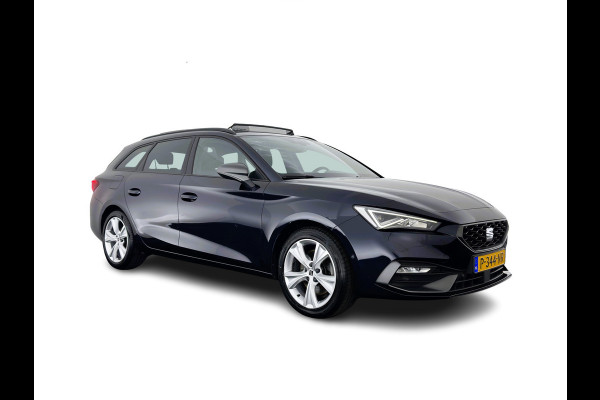 Seat Leon Sportstourer 2.0 TDI FR Business Intense (INCL-BTW) Aut.  *PANO | FULL-LED | ADAPTIVE-CRUISE | DIGI-COCKPIT | NAVI-FULLMAP | LEATHER-MICROFIBRE | CARPLAY | KEYLESS | SHIFT-PADDLES | SPORT-SEATS | AMBIENT-LIGHT | CAMERA | 17''ALU | T