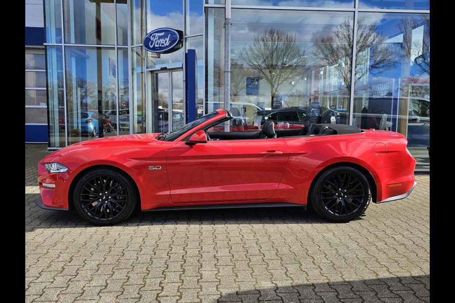 Ford Mustang Convertible 5.0 V8 GT | Dealeronderhouden | B&O Audio | Stoelverwarming + Koeling | Navigatie | Adaptive Cruise Control |